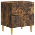 vidaXL Nočný stolík Dymový dub 43 x 34,5 x 48 cm Kompozitné drevo