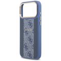 Puzdro Guess pre iPhone 17 Pro Max HC MAGSAFE PU W/ 4G PU STRIPE modrá