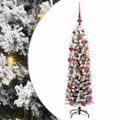 vidaXL Umelý vianočný stromček Zelená 150 cm PVC, oceľ a plast