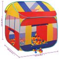 vidaXL Hrací stan s 550 loptičkami 123x120x126 cm