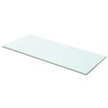 vidaXL Poličkový panel z priehľadného skla, 60x20 cm