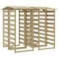 vidaXL Pergola so strechami 4 ks100x90x200 cm impregnované borovicové drevo