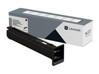 Čierna - originálna - puzdro - kazeta s farbivom LCCP - pre Lexmark XC9535