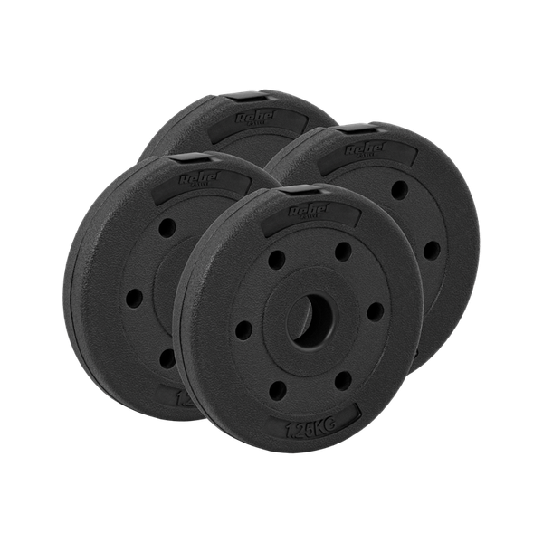 Sada bitumenových závaží 4x1,25 kg, 31 mm, REBEL ACTIVE RBA-2100