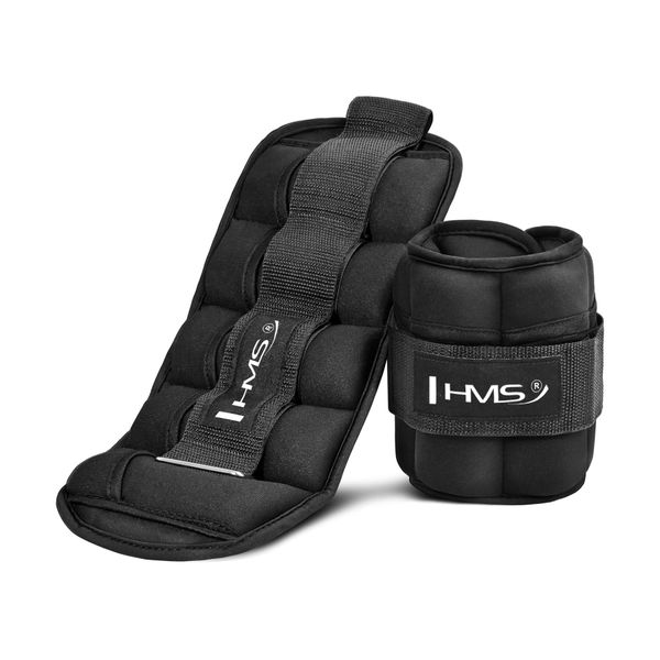 Nastaviteľné závažia na zápästie a členky HMS ONK02 2 x 1 kg
