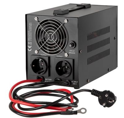 Zdroj záložný REBEL RB-4001 POWER-500 12V/230V 500VA 300W Zdroj záložní REBEL RB-4001 POWER-500 12V/230V 500VA 300W