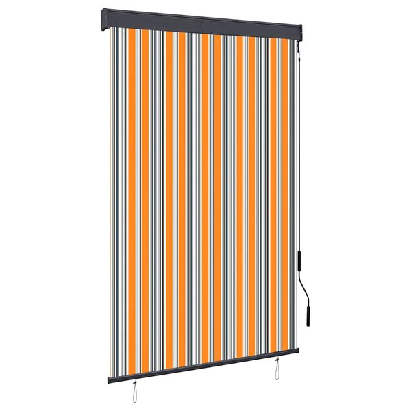 vidaXL Vonkajšia zatemňovacia roleta 120x250 cm žltá a modrá