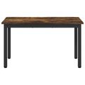 vidaXL lavička Dymová dub 80 x 35 x 45 cm Kompozitné drevo