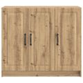 vidaXL Servírovacia skriňa Dub artisan 89 x 34,5 x 77 cm
