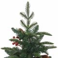 vidaXL Umelý vianočný stromček Zelená 150 cm PVC, kov a plast