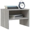 vidaXL Nočné stolíky 2 ks sivý dub sonoma 40x30x30 cm spracované drevo