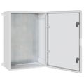 vidaXL Ovládacia skriňa Sivá 57 x 24,5 x 70 cm ABS plast