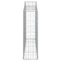 vidaXL Oblúkové gabiónové koše 13 ks 200x30x100/120cm pozinkov. železo