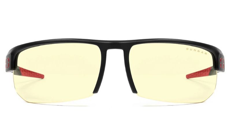 GUNNAR kancelářske/herní brýle TORPEDO 360 ONYX * jantárová & sluneční skla * BLF 65 & BLF 90 * GUNNAR & NATURAL focus Brýle, herní, cerné obroucky, jantarová skla, tmavá skla, náhradní nosní mustky, pouzdro