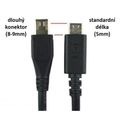 PremiumCord Kábel USB 2.0/Micro USB 8mm
