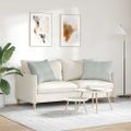vidaXL Vankúše na pohovku 2 pcs Svetlosivá 70 x 50 cm