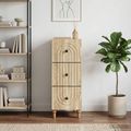 vidaXL Zásuvkový kabinet 33 x 34,5 x 90 cm Kompozitné drevo Dub sonoma