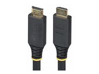 Startech 10m (32.8ft) Active High Speed HDMI kábel, 4K60Hz - Vysoká rýchlosť - HDMI kábel s ethernetom - HDMI s pinmi (samec) do HDMI s pinmi (samec) - 10 m - tienený - čierna - aktívny, podpora 2K144Hz, podpora 4K60Hz, podpora HDR10
