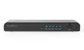 NEDIS HDMI přepínač/ 5x HDMI vstup/ 1x HDMI výstup/ 4K@60Hz/ 18 Gbps/ dálkově ovládané/ kov/ antracit HDMI switch, 5 portu, 4K@60Hz, 18 Gbps, HDCP 2.2, 3D, HDR, dálkové ovládání, kovový, antracitový