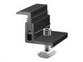 Rozbavený koncový uchyt čierny nastaviteľný 30-42.5 x 36.2 mm click - sada 4ks čierna