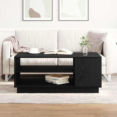 vidaXL Konferenčný stolík Čierny dub 102 x 55 x 43 cm Kompozitné drevo