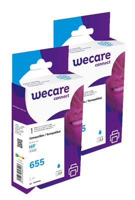 WECARE ARMOR sada ink kompatibilná s HP CZ110AE, 2x12ml, modrá/cyan