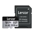 Karta pamäte Lexar High-Performance Silver Plus microSDXC 512GB + adaptér