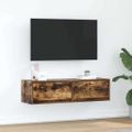 vidaXL TV skrinka 100 x 31 x 25,5 cm Tmavý dub Kompozitné drevo