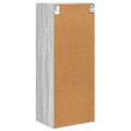 vidaXL Závesná skrinka Sivý Sonoma 40 x 29,5 x 100 cm Kompozitné drevo