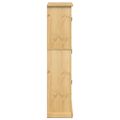 vidaXL Botník Corona 99x32x138 cm borovicový masív