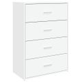 vidaXL Komody 2 ks biele 60x31x84 cm kompozitné drevo