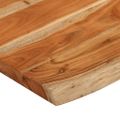 vidaXL Stolová doska 90x60x2,5 cm obdĺžnik masívna akácia živá hrana