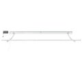 vidaXL Ručne zaťahovacia markíza s LED hnedá 300x250 cm