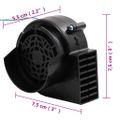 vidaXL LED svetelná reťaz s 15 LED a ventilátorom 150 cm