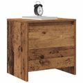 vidaXL Nočný stolík Staré drevo 45 x 34 x 44,5 cm Kompozitné drevo