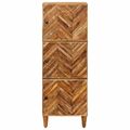 vidaXL Úložné skrine Hnedá 40 x 33,5 x 110 cm Masívne mango drevo