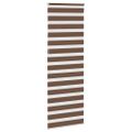 vidaXL Zebra roleta hnedá 70x230 cm šírka látky 65,9 cm polyester