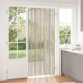 vidaXL Záves proti hmyzu z chenille Šedá a béžová 90 x 220 cm 100% PP