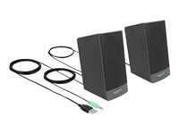 Reproduktory - pre PC - 3 W (celkom) - čierna