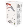 LED stolová lampa Eddy, biela