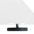 vidaXL Noha konferenčného stolíka v tvare pavúka, biela 98x58x(42-43) cm, oceľ