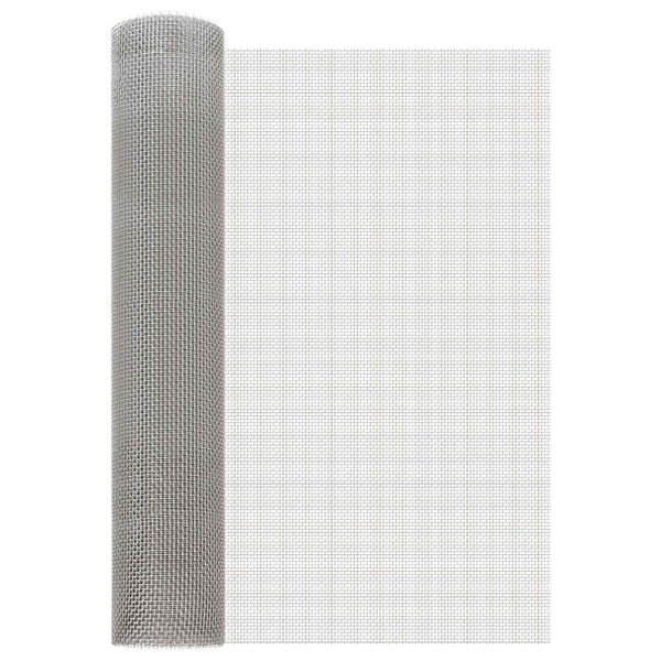 vidaXL Sieťová obrazovka 60 x 200 cm 6 Mesh Nerezová oceľ 201