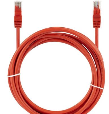UTP Patch Kábel Neku 2x RJ45 CAT6 0,5m, červený