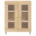 vidaXL Vysoká skrinka dub sonoma 69,5x34x180 cm spracované drevo