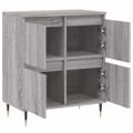 vidaXL Komoda sivý dub sonoma 60x35x70 cm spracované drevo