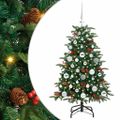 vidaXL Umelý vianočný stromček Zelená 120 cm PVC, kov a plast