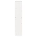 vidaXL Čelo postele s úložným priestorom biele 75 cm borovica