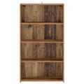 vidaXL Highboard Staré drevo 70 x 41 x 124 cm Kompozitné drevo
