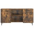 vidaXL TV skrinka 102 x 34,5 x 52 cm Dymový dub Kompozitné drevo