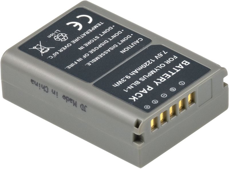 Batéria T6 Power Olympus PS-BLN1, BLN-1, 1220mAh, 9,3Wh
